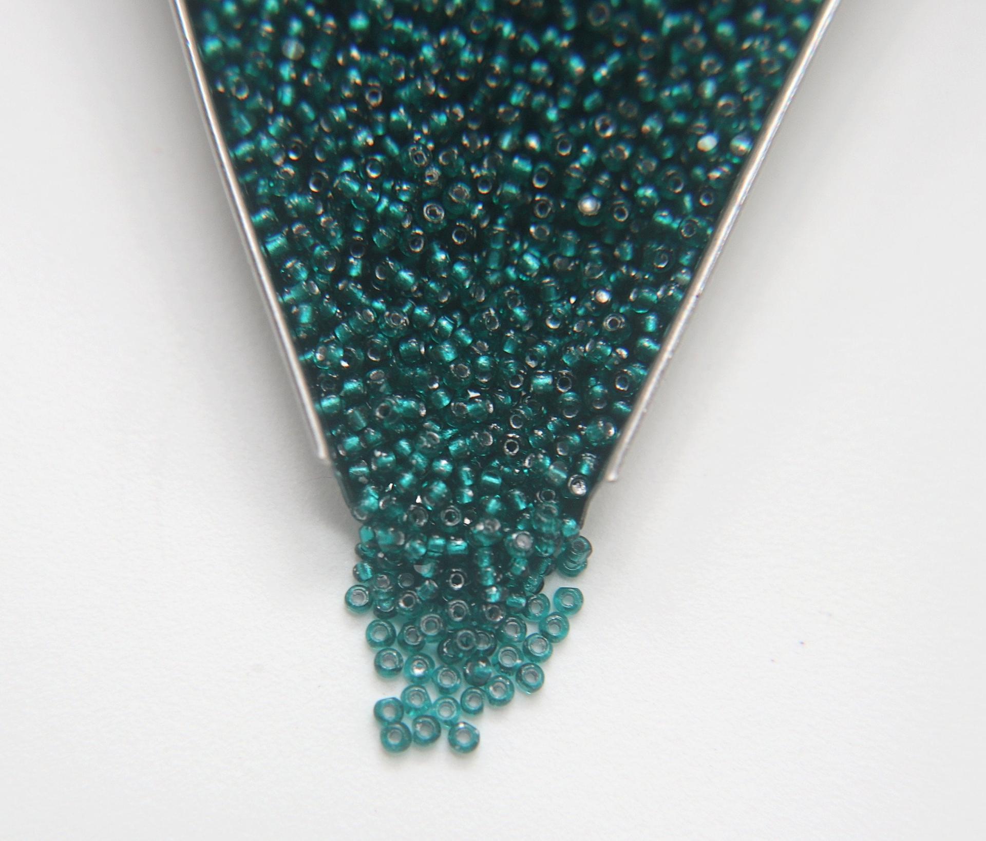 11/0 True cuts Charlotte Beads Blue Zircon Silver Lined 10/20/50/250/500 Grams PREMIUM SEED BEADS, Native Supply