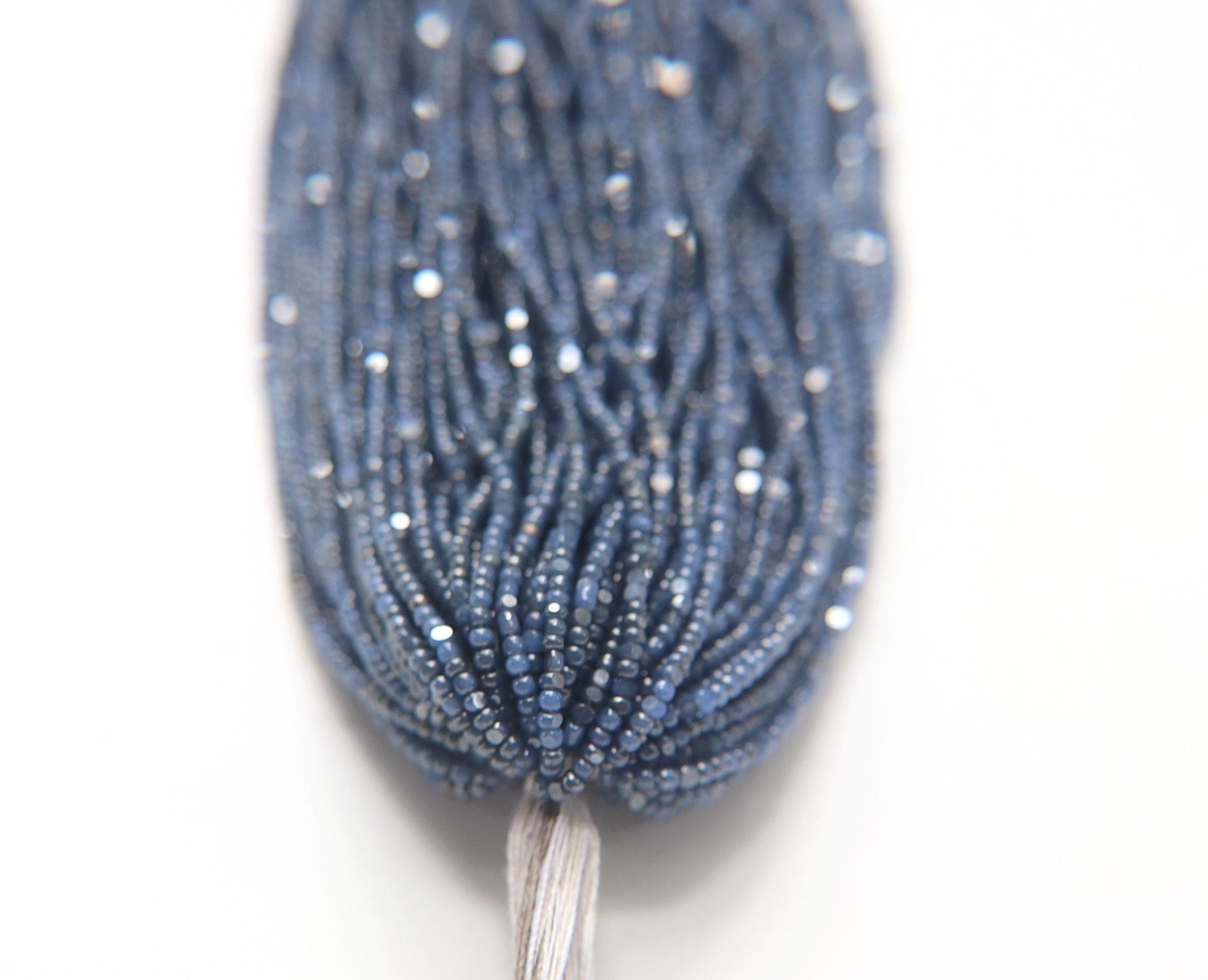 11/0 Hanks Charlotte Cut Beads Ionized Premium Medium Sapphire Opal 1/5/25/50/100 Hanks PREMIUM SEED BEADS, Native Supplies