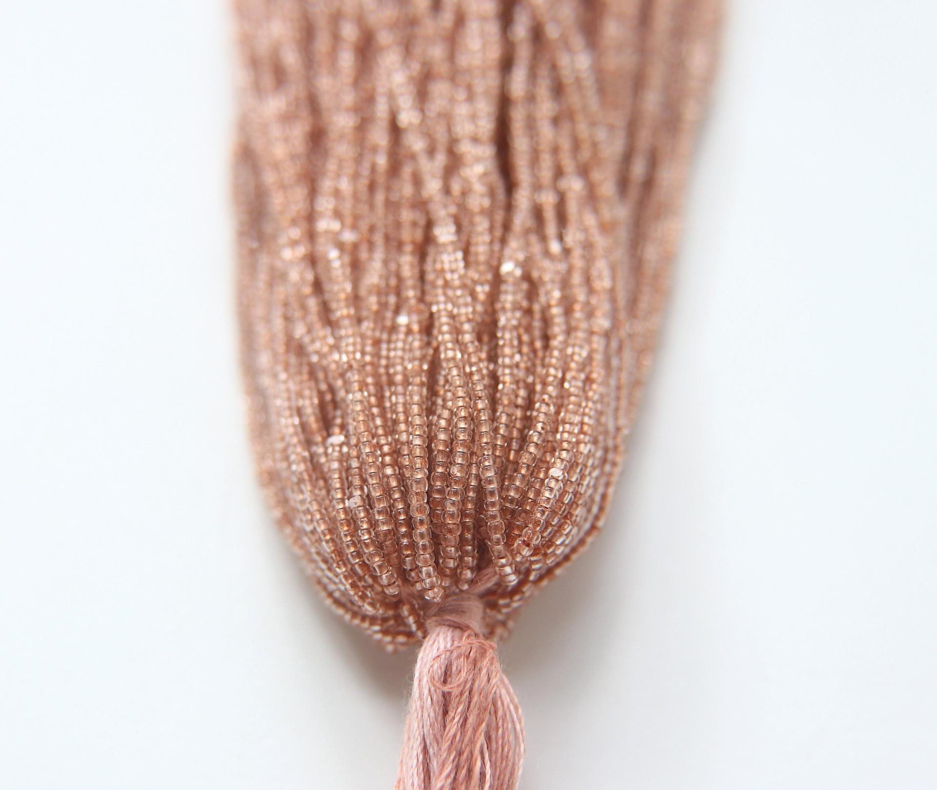 13/0 Hanks Charlotte Cut Beads Crystal Rose Gold Lined Hanks jewellery rare glass beads native jewelry supply