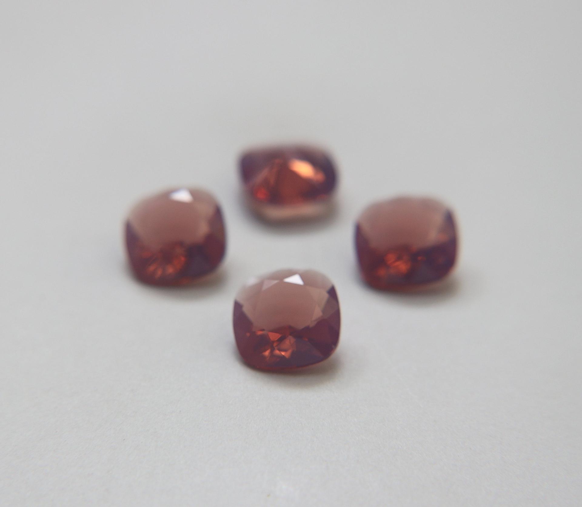 Vintage Swarovski 12mm Cushion Cut in Cyclamen Opal 4470 Premier Crystal 2 Pieces fancy stones, jewelry making, craft supply