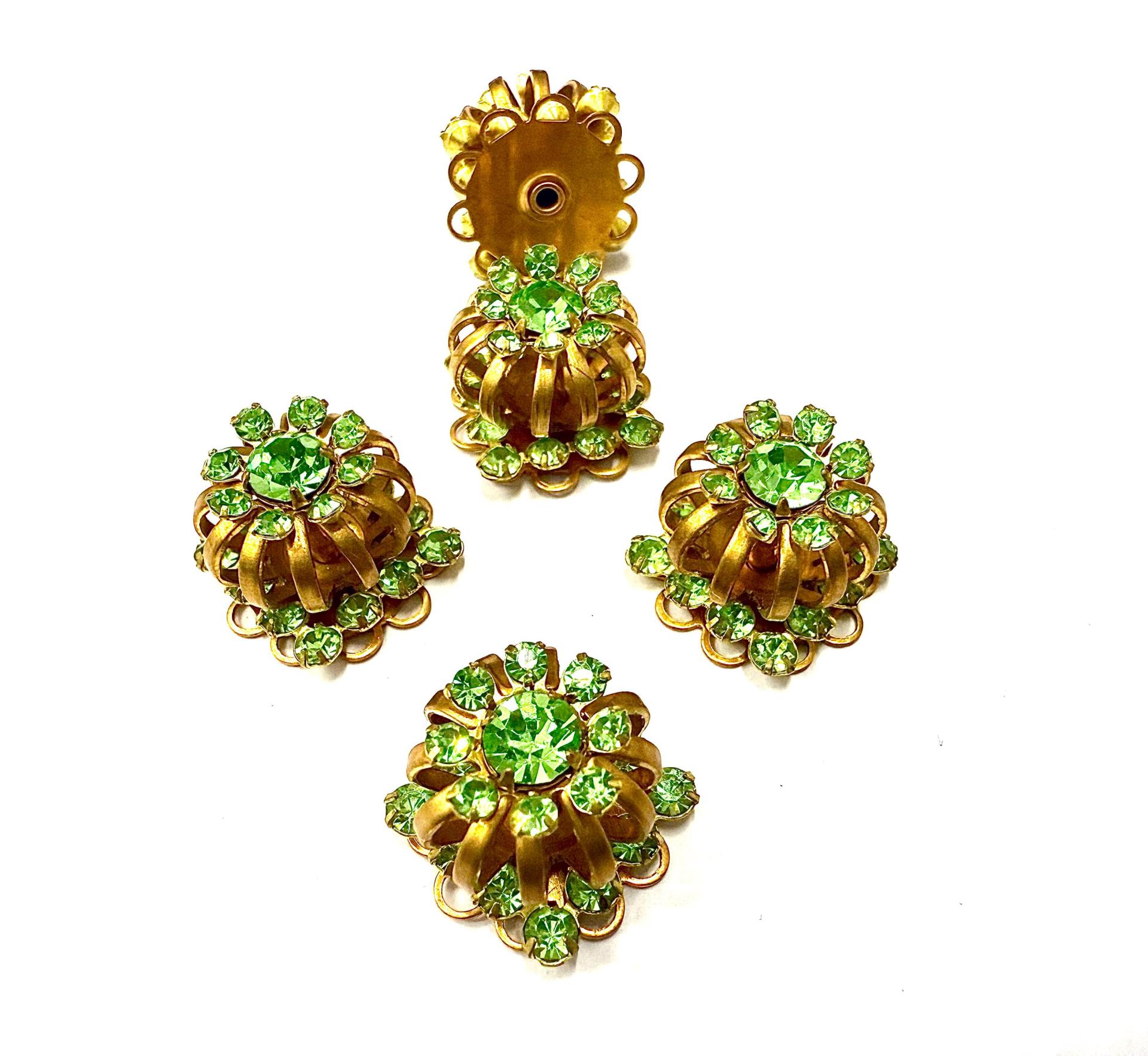 Swarovski Bird Cage Crystal in Peridot
