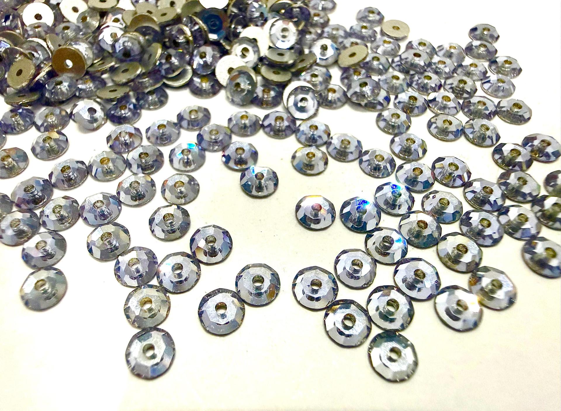 4mm Preciosa Crystal Alexandrite Flat Back Sew-On Stones