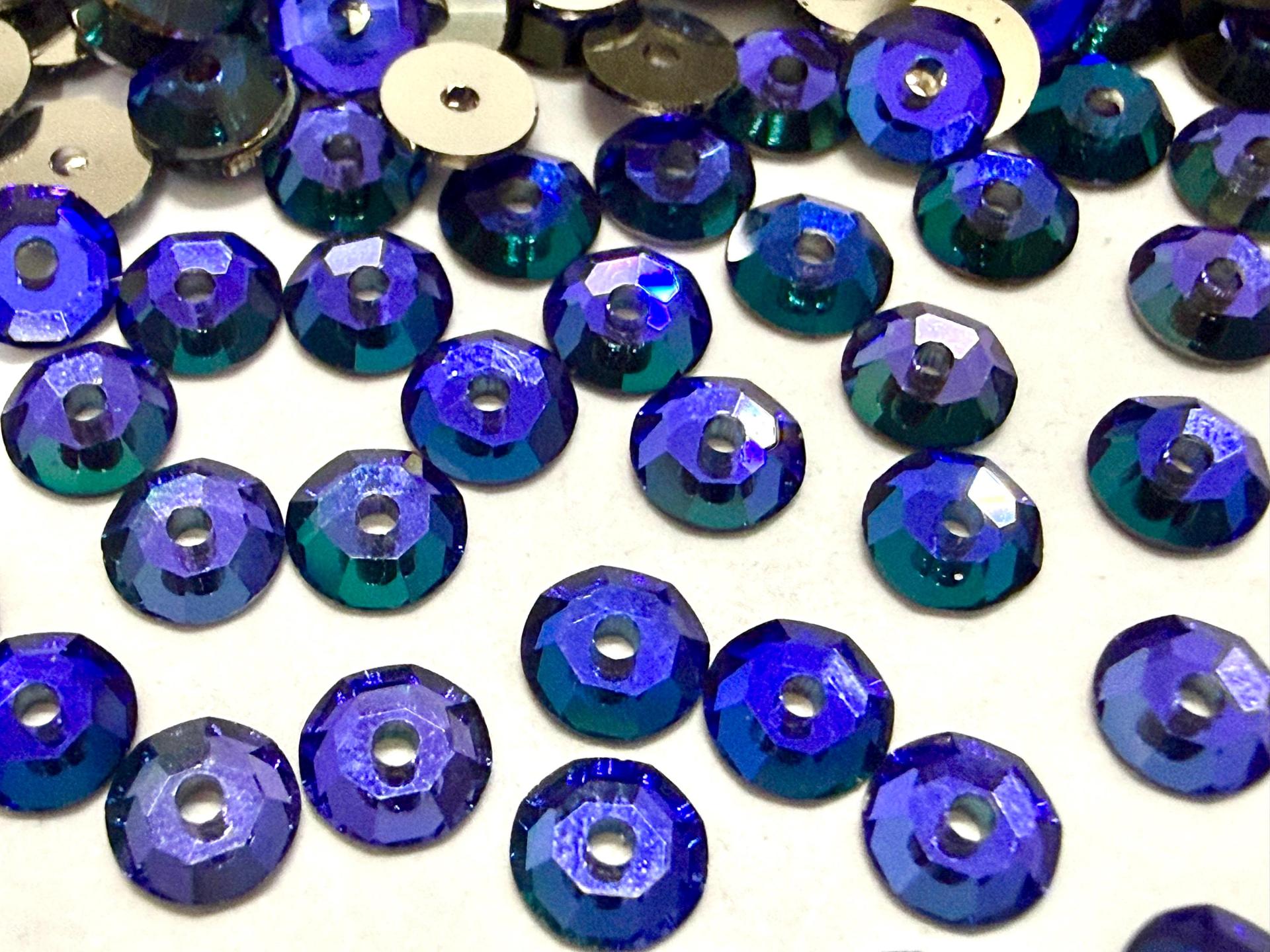 4mm Preciosa Crystal Heliotrope Flat Back Sew-On Stones