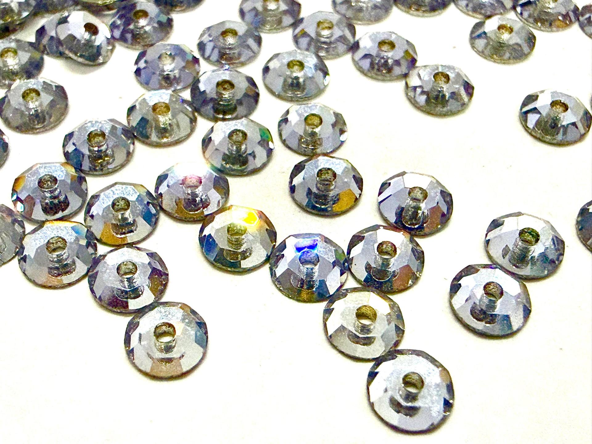 4mm Preciosa Crystal Alexandrite Flat Back Sew-On Stones