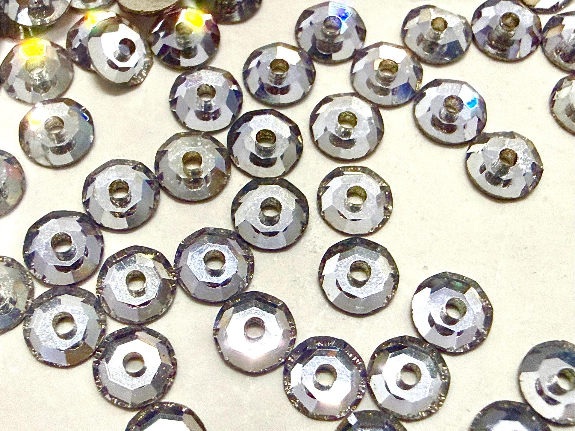 4mm Preciosa Crystal Alexandrite Flat Back Sew-On Stones