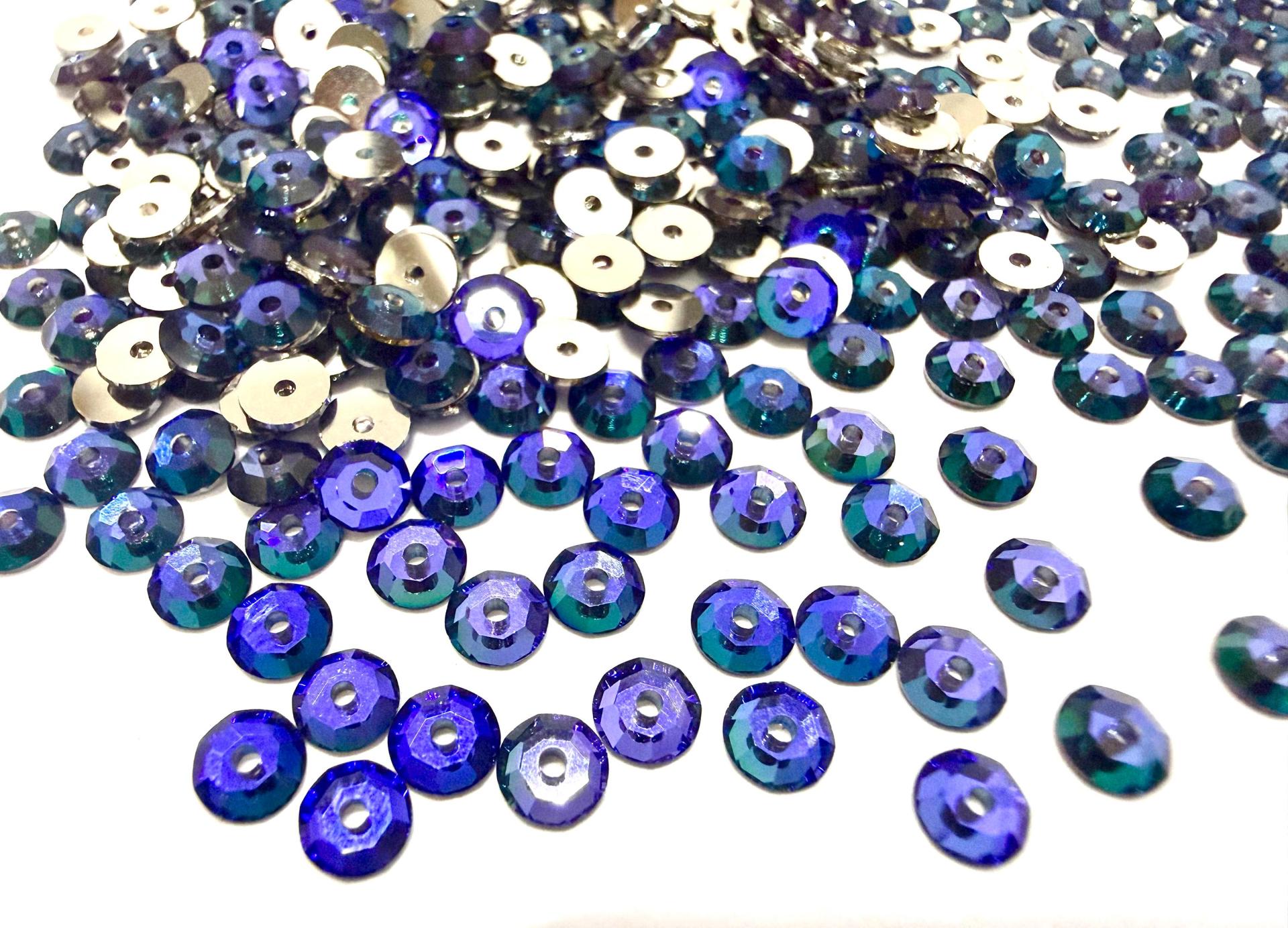4mm Preciosa Crystal Heliotrope Flat Back Sew-On Stones