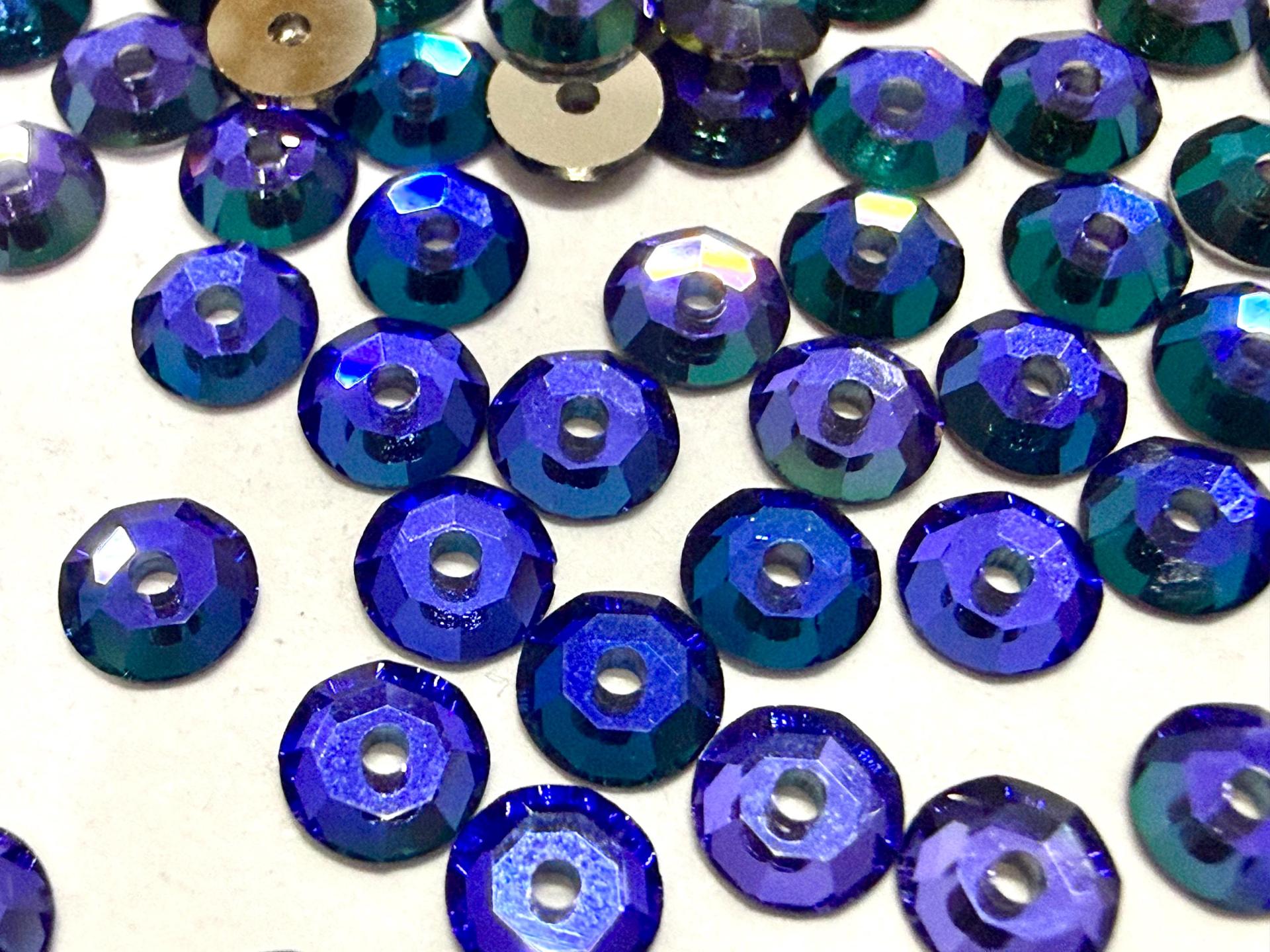 4mm Preciosa Crystal Heliotrope Flat Back Sew-On Stones