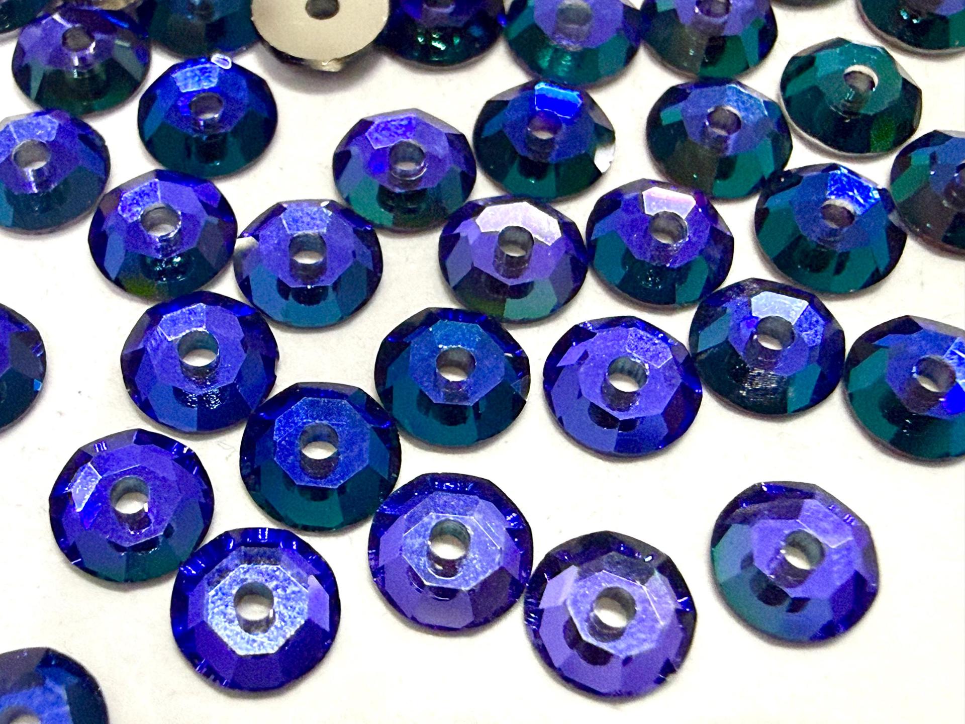 4mm Preciosa Crystal Heliotrope Flat Back Sew-On Stones