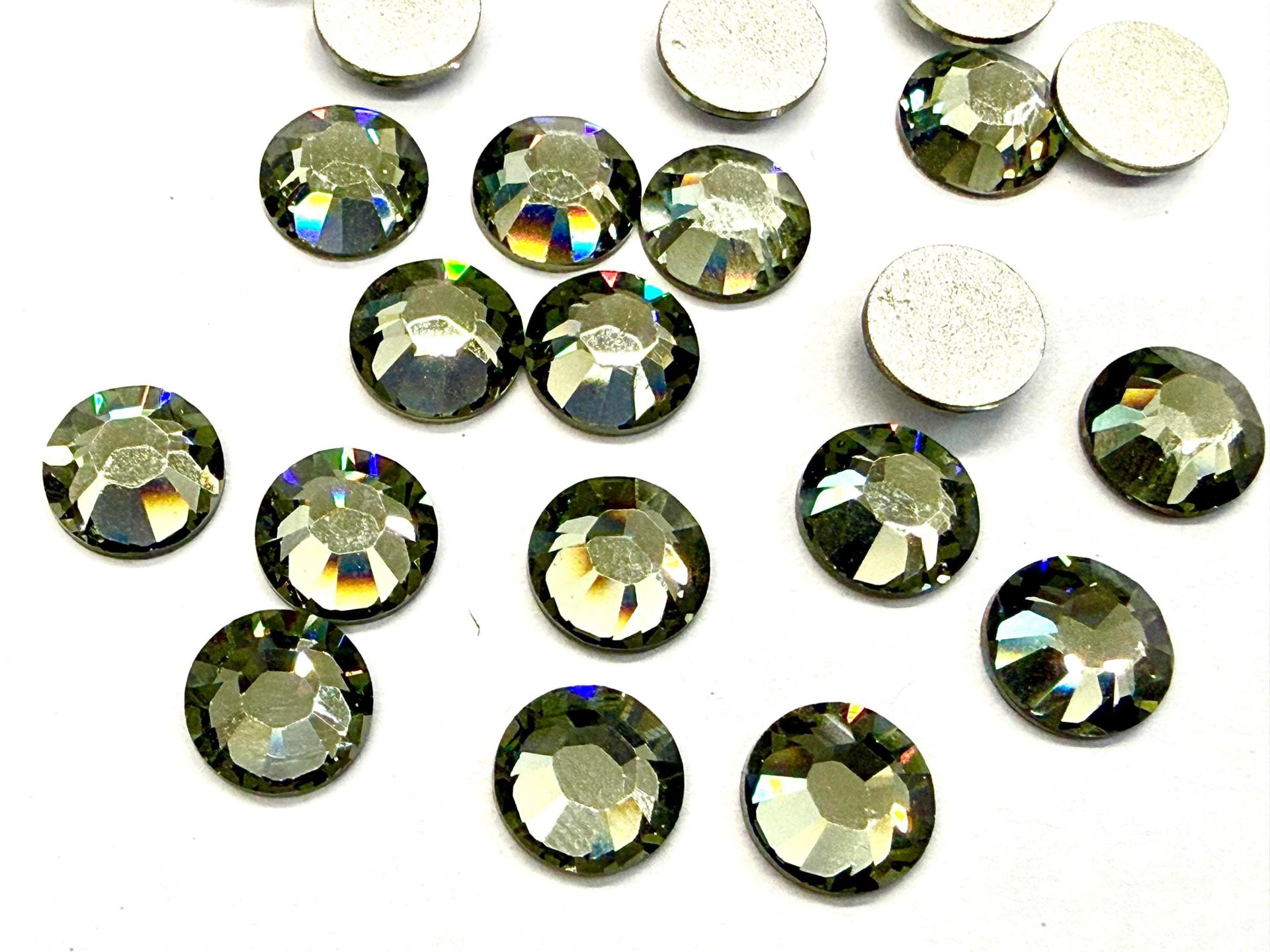 Swarovski Black Diamond Rhinestones, 34ss Flatbacks, Nail Art