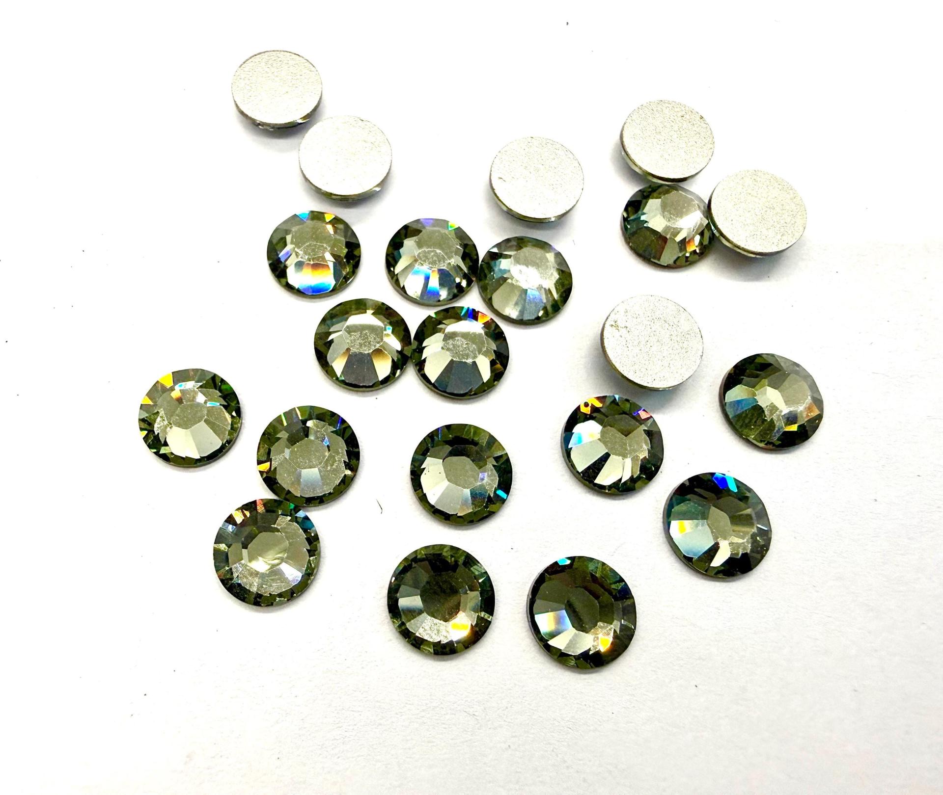 Swarovski Black Diamond Rhinestones, 34ss Flatbacks, Nail Art
