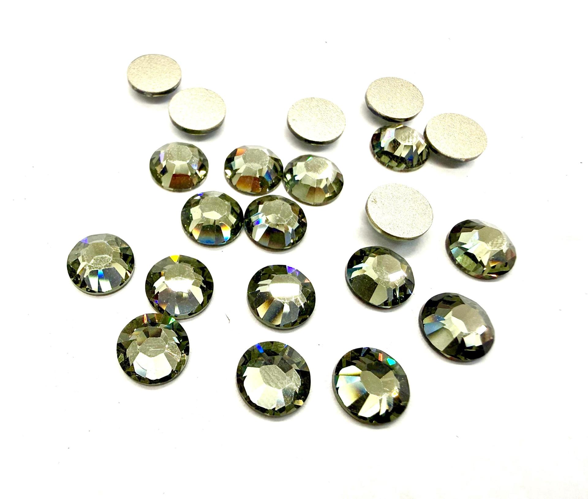 Swarovski Black Diamond Rhinestones, 34ss Flatbacks, Nail Art