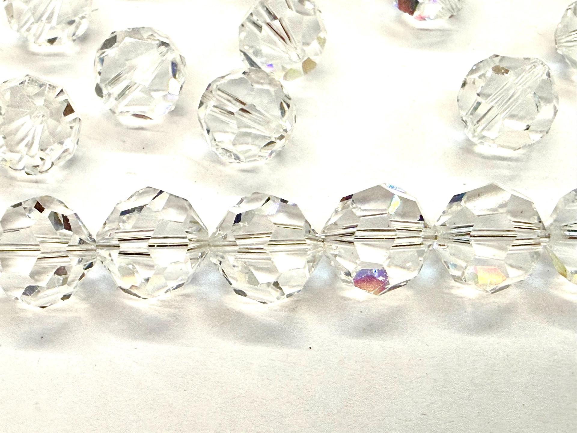 10MM Vintage Swarovski Crystal Faceted Round Beads (5000)