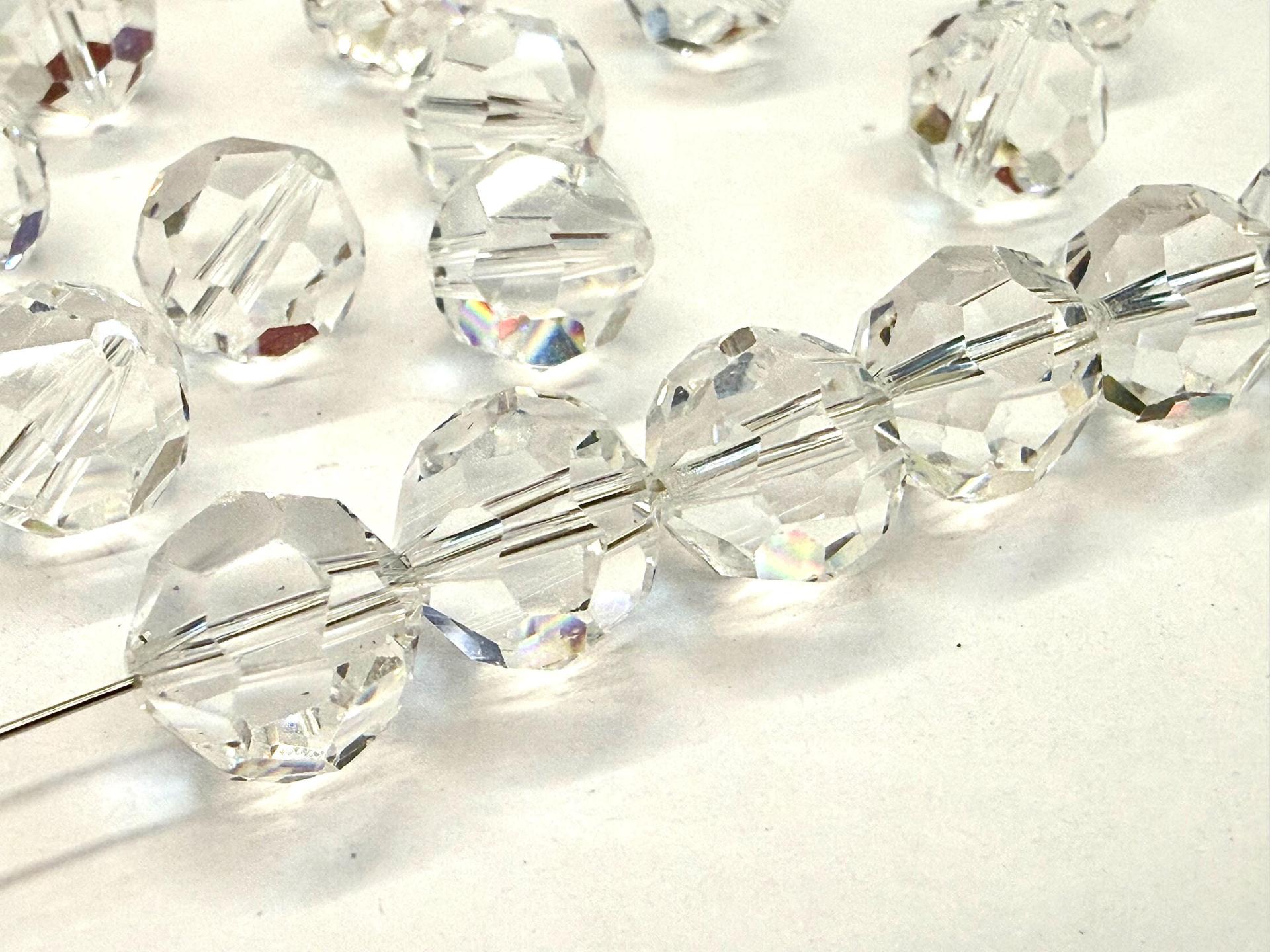 10MM Vintage Swarovski Crystal Faceted Round Beads (5000)