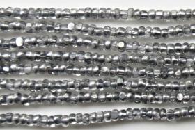 11/0 Charlotte true Cut Beads Patina Transparent Crystal Silver 10/20/50/250/500 Grams 1300 Pieces glass beads, vintage findings, embroidery