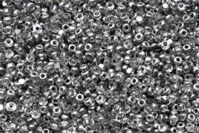 13/0 Charlotte Cut Beads Patina Transparent Crystal Silver 5/10/20/50/250/500 Grams embroidery materials, jewelry making, vintage beads