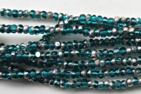 11/0 Charlotte true Cut Beads Patina Transparent Teal Silver 10/20/50/250/500 Grams 1300 Pieces