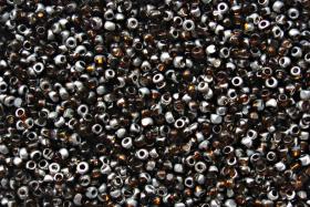 13/0 Charlotte Cut Beads Patina Transparent Smoke Topaz Silver 5/10/20/50/250/500 Grams craft supplies, jewelry making, embroidery materials