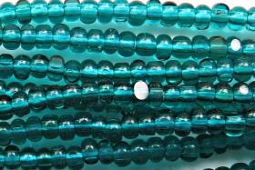 11/0 Charlotte true Cut Beads Transparent Teal Green Loose Beads 10/20/50/250/500 Grams premium seed beads, vintage findings, embroidery