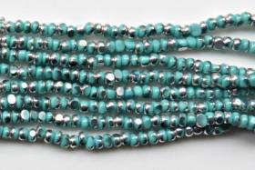 11/0 Charlotte true Cut Beads Patina Opaque Aqua Green Silver 10/20/50/250/500 Grams 1300 Pieces