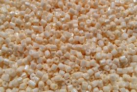 10/0 2 Cuts Cream Shell Opaque Luster Seed Beads Vintage Czech Beads 50/100/500 Grams