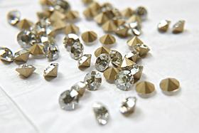 Swarovski 28ss/39ss Chaton Round Crystal Silver Shade 6/12/24/100/300/500 Pieces 001 SSHA