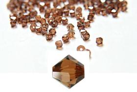 4mm Smoked Topaz Swarovski Bicone beads 36/72/144/432/720 Pieces (259) jewelry beads VINTAGE SWAROVSKI, wedding decorations, embroidery