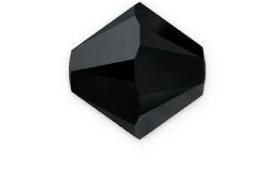 4/5mm Jet Black Swarovski Bicone 12/36/72/144/432/720 Pieces (280) Jewelry making beads, embroidery materials, crystal black