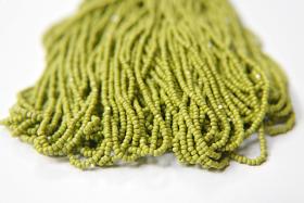 11/0 Charlotte true Cut Beads Opaque Olivine 10/20/50/250/500 Grams true cut beads