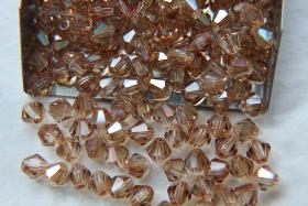 Swarovski (5mm) Crystal Copper Bicones 12/36/72/144/288/720 Pieces embroidery materials, jewelry supplies, craft supplies, decoration