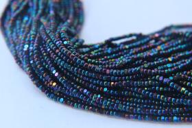 11/0 Hanks Charlotte Cut Beads Metallic IRIS 1/5/25/50/100 Hanks 2.0mm glass beads, jewelry supply, findings, craft supply, vintage