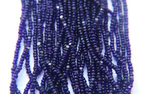11/0 Hanks Charlotte Cut Beads 30110 Deep Cobalt Transparent 1/5/25/50/100 Hanks 2.0mm glass beads, jewelry supply, findings, craft supply