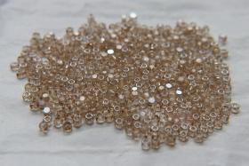 13/0 Charlotte Cut Beads Crystal Golden Honey 5/10/20/50/250/500 Grams craft supplies, jewelry making, embroidery materials