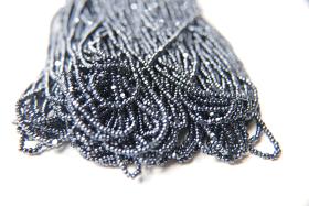 11/0 Hanks Charlotte Cut Beads METALLIC BLUE 1/5/25/50/100 Hanks 2.0mm glass beads, jewelry supply, findings, craft supply, vintage beads