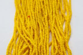 13/0 Hanks Charlotte Cut Beads 83130 Yellow Opaque 1/5/25/50/100 Hanks 1.6mm glass beads, jewelry supply, findings, craft supply, rare