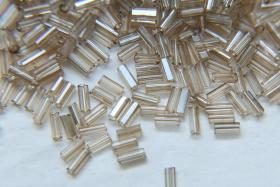 True Cuts Size 2 (2x4mm) Bugle Beads 5/10/20/50/250/500 Grams Patina Crystal Golden Honey loose tube beads