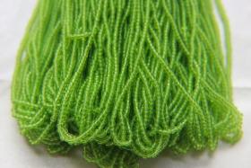 11/0 Czech Seed Bead Lime Transparent 1/5/25/50/100 Full hanks Preciosa Ornella loose beads, mix beads, embroidery materials, craft supplies