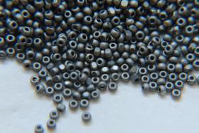 13/0 Charlotte Cut Beads MATT Gunmetal 5/10/20/50/250/500 Grams craft supplies, jewelry making, embroidery materials, vintage beads, rare
