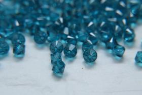 6mm INDICOLITE Swarovski Bicone 12/36/72/144/288 Pieces Jewelery making beads Rare findings, craft supplies, vintage embellishment