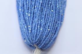 11/0 Hanks Charlotte true Cut Beads Patina Light Sapphire Opaque Aurore Boreale 1/5/25/50/100 Hanks PREMIUM SEED Beads, NATIVE supplies