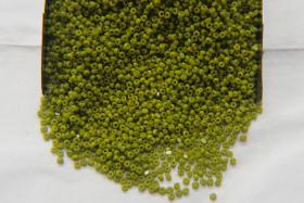 13/0 Charlotte Cut Beads 53430 Opaque Olivine 5/10/20/50/250/500 Grams craft supplies, jewelry making, embroidery materials, vintage beads