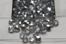 6mm SWAROVSKI 5102 Rivoli Crystal Beads in Crystal Comet 2/4/24/72/144 Pieces PREMIUM Materials