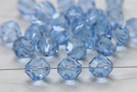 11mm Vintage Swarovski crystal beads, Light Sapphire Vintage faceted article 5309, 2/6/12/36/72/144 Pieces Vintage findings