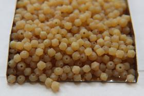 4mm Matt Wheat Opal Genuine Czech Bicone Rare Beads 36/72/144/432/720 Pieces embroidery materials, rare jewelry findings, craft supply