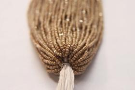 11/0 Hanks Charlotte Cut Beads Dark Beige 2X 1/5/25/50/100 Hanks PREMIUM SEED BEADS, Native Supplies