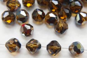 10mm Vintage Swarovski crystal beads, Mink Vintage faceted article 5309, 2/6/12/36/72/144 Pieces Vintage findings
