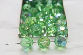 14 MM Swarovski Vintage Peridot Aurore Boreale 2/6/12/436/72/144 Pieces #5000 Premium materials