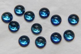 Swarovski 9 mm Vintage in Vitrail Medium Flat Back Oval Cabochon Cabs in Crystal foiled 6/12/36/72/144 Pieces