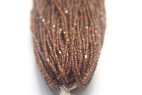 13/0 Hanks Charlotte Cut Beads Crystal Matt Mocca Lined 1/5/25/50/100 Hanks 1.6mm glass beads, native jewelry supply, findings