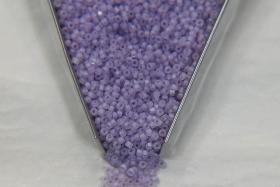 11/0 Charlotte Cut Beads Crystal Matt Lilac Lined 10/20/50/250/500 Grams PREMIUM SEED BEADS, Native Supplies