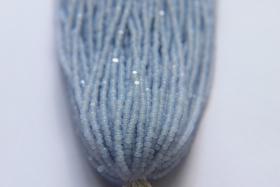 11/0 Hanks Charlotte Cut Beads Light Pale Blue Opal 1/5/25/50/100 Hanks 2.0mm jewellery rare glass beads, jewelry supply, Native supply